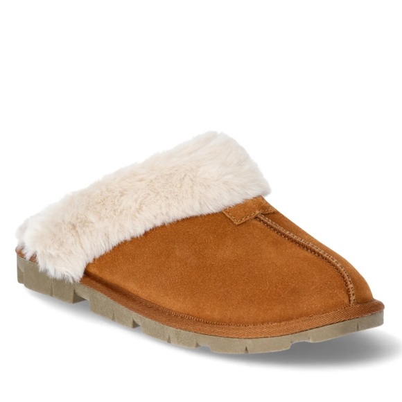 NWT Joyspun Women's Suede Clog Slippers SIZE: 9 - Picture 2 of 9